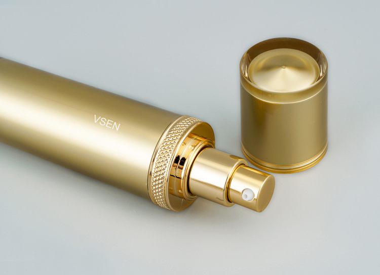 新款瓶子 高端金色亞克力瓶子批發50g  100ml  40m(圖3)